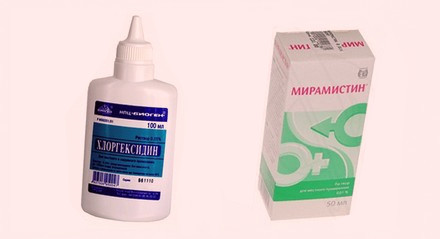 хлоргексидин, мирамистин